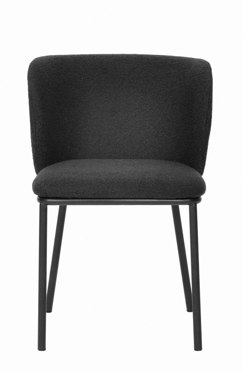 x2 Mandy Deep Grey Dining Chair