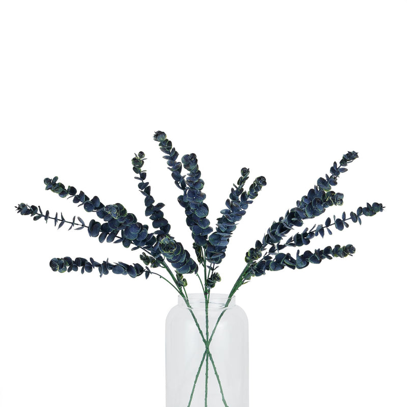 Faux Large Blue Eucalyptus Stem