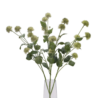 Faux Thistle Globe Stem