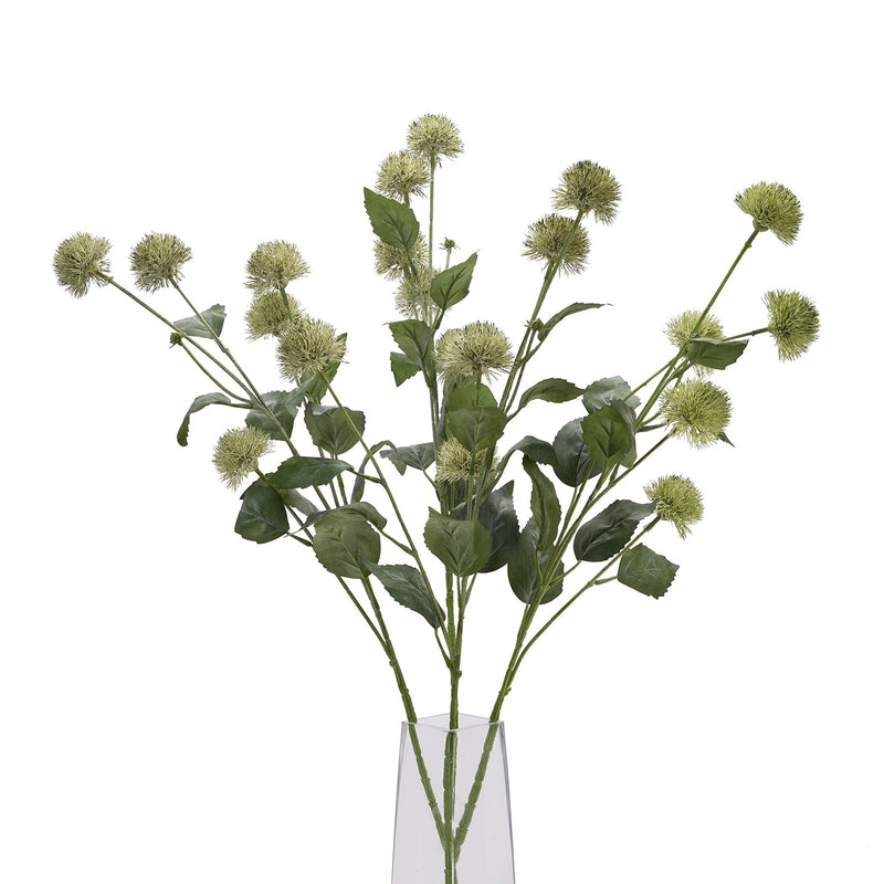Faux Thistle Globe Stem