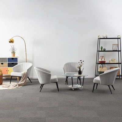 Grey Shell Chair (set of 2)