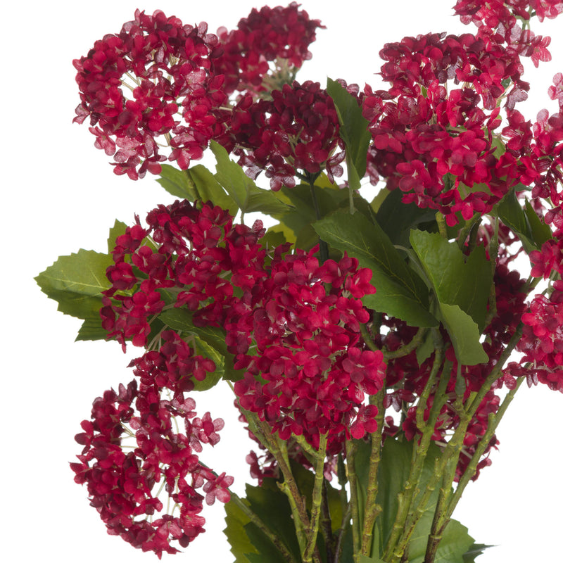 Red Autumnal Faux Viburnum Stem